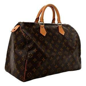 Louis Vuitton Speedy 35 Classic Monogram Canvas Leather